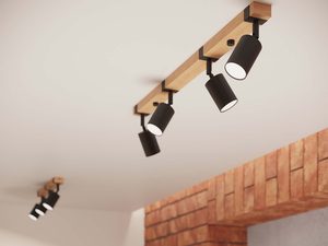 Miniaturka 10 - Listwa sufitowa dębowa z czterema reflektorami w aranżacji wnętrza