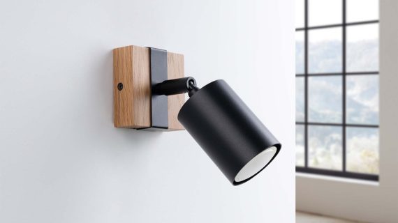 Miniaturka 1 - Kinkiet FALKO 1 czarny