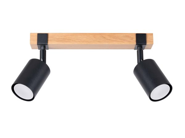 Plafon FALKO 2 czarny