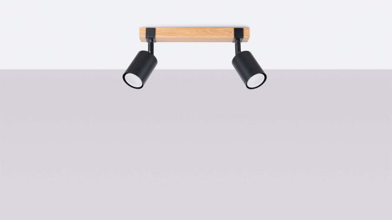 Miniaturka 1 - Plafon FALKO 2 czarny