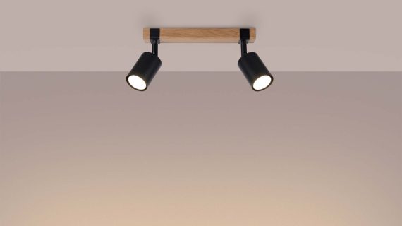 Miniaturka 2 - Plafon FALKO 2 czarny