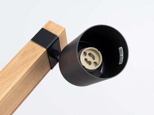 Miniaturka 5 - Gniazdo GU10 wewnątrz czarnego reflektora sufitowego