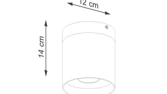Miniaturka 9 - Plafon RIFT czarny