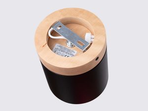 Miniaturka 8 - Drewniana podstawa montażowa plafonu z uchwytem i okablowaniem