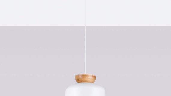 Miniaturka 2 - Lampa wisząca MARLA biała