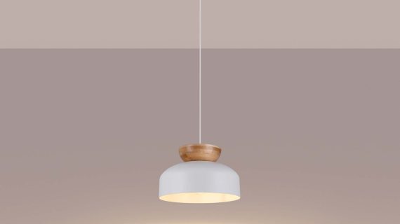 Miniaturka 3 - Lampa wisząca MARLA biała