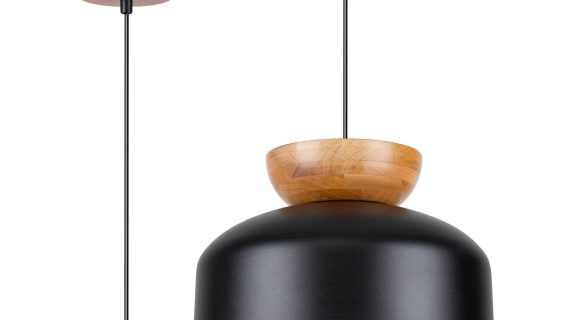 Miniaturka 1 - Lampa wisząca MARLA czarna