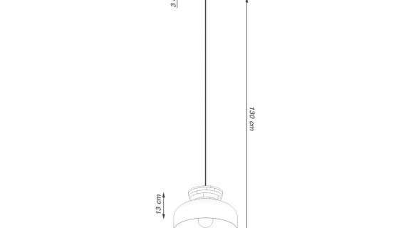 Miniaturka 14 - Lampa wisząca MARLA czarna