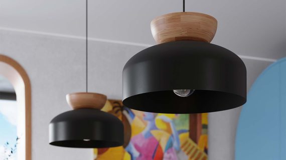 Miniaturka 18 - Lampa wisząca MARLA czarna