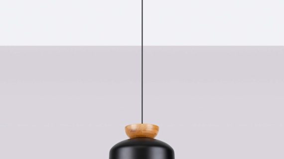 Miniaturka 2 - Lampa wisząca MARLA czarna