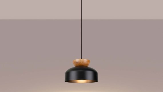 Miniaturka 3 - Lampa wisząca MARLA czarna