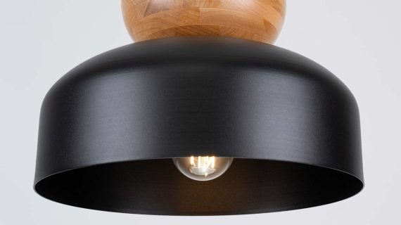 Miniaturka 4 - Lampa wisząca MARLA czarna