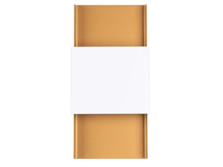 Kinkiet DORIN złoty/biały