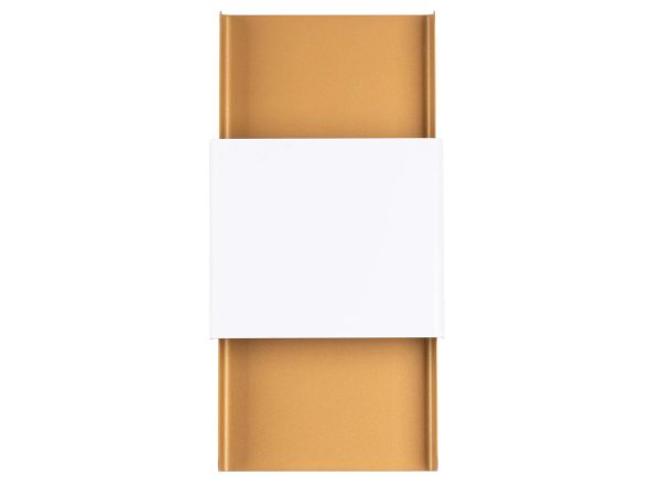 Kinkiet DORIN złoty/biały