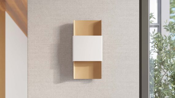 Miniaturka 14 - Kinkiet DORIN złoty/biały