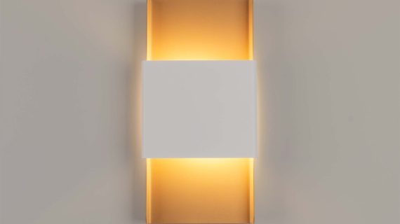 Miniaturka 2 - Kinkiet DORIN złoty/biały