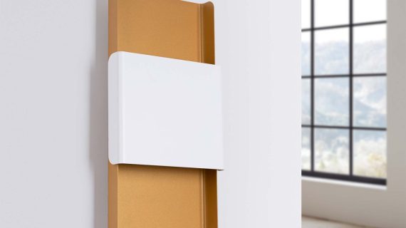 Miniaturka 3 - Kinkiet DORIN złoty/biały