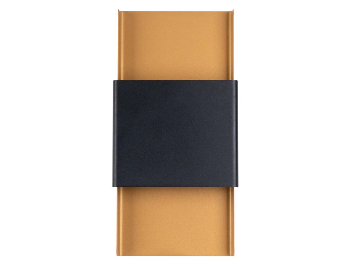 Kinkiet DORIN złoty/czarny