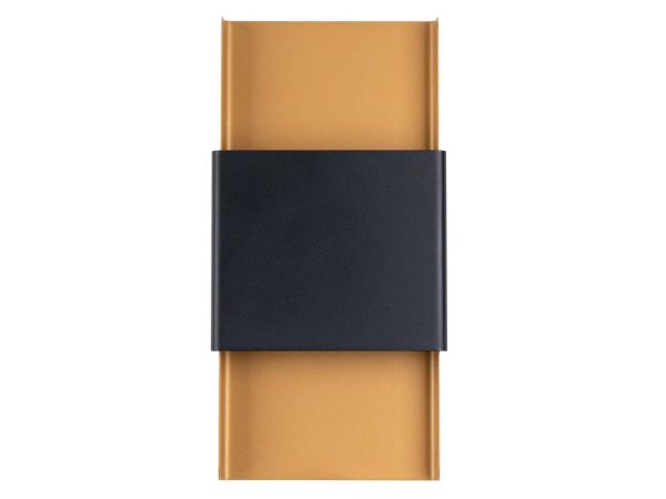 Kinkiet DORIN złoty/czarny