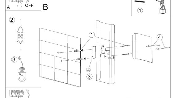 Miniaturka 11 - Kinkiet DORIN złoty/czarny