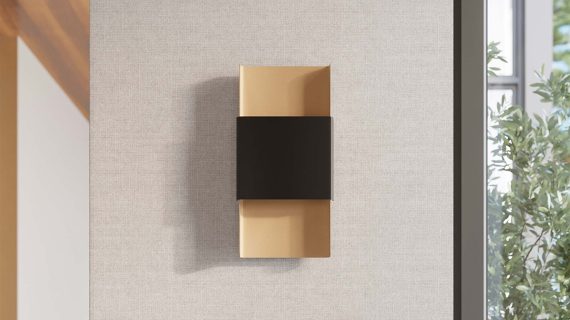 Miniaturka 14 - Kinkiet DORIN złoty/czarny