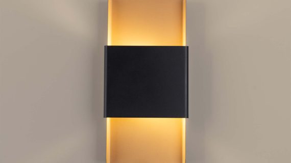 Miniaturka 2 - Kinkiet DORIN złoty/czarny