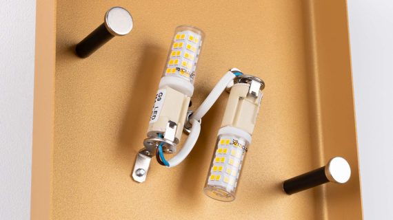 Miniaturka 7 - Kinkiet DORIN złoty/czarny