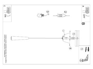 Miniaturka 13 - Instrukcja montażu lampy wiszącej sufitowej z podłączeniem elektrycznym