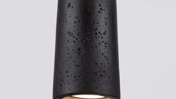 Miniaturka 4 - Lampa wisząca MONOLIT czarna beton