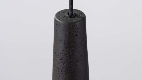 Miniaturka 5 - Lampa wisząca MONOLIT czarna beton