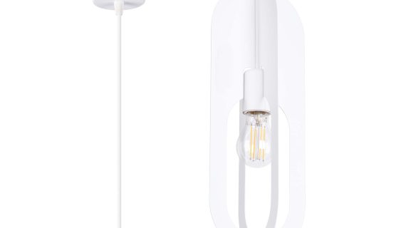 Miniaturka 1 - Lampa wisząca NICORA 1 biała