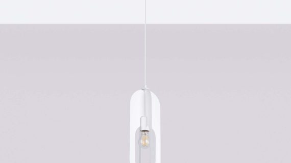 Miniaturka 2 - Lampa wisząca NICORA 1 biała