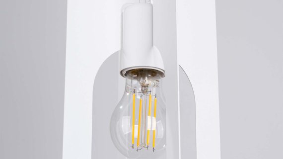 Miniaturka 6 - Lampa wisząca NICORA 1 biała