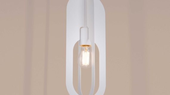 Miniaturka 5 - Lampa wisząca NICORA 1 biała