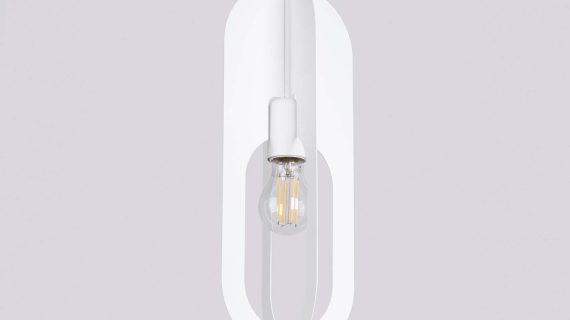 Miniaturka 4 - Lampa wisząca NICORA 1 biała