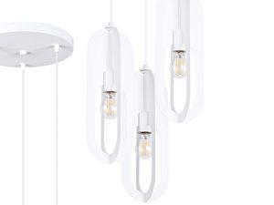 Miniaturka 1 - Lampa wisząca NICORA 3P biała