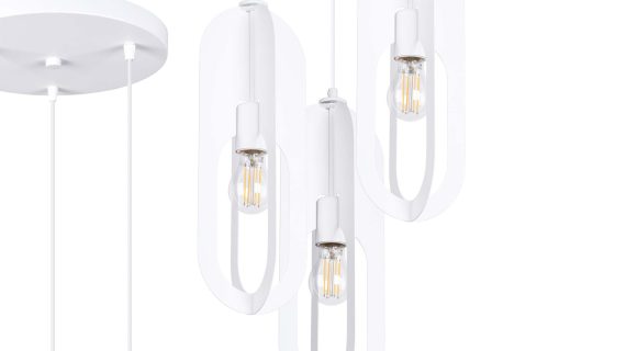 Miniaturka 1 - Lampa wisząca NICORA 3P biała
