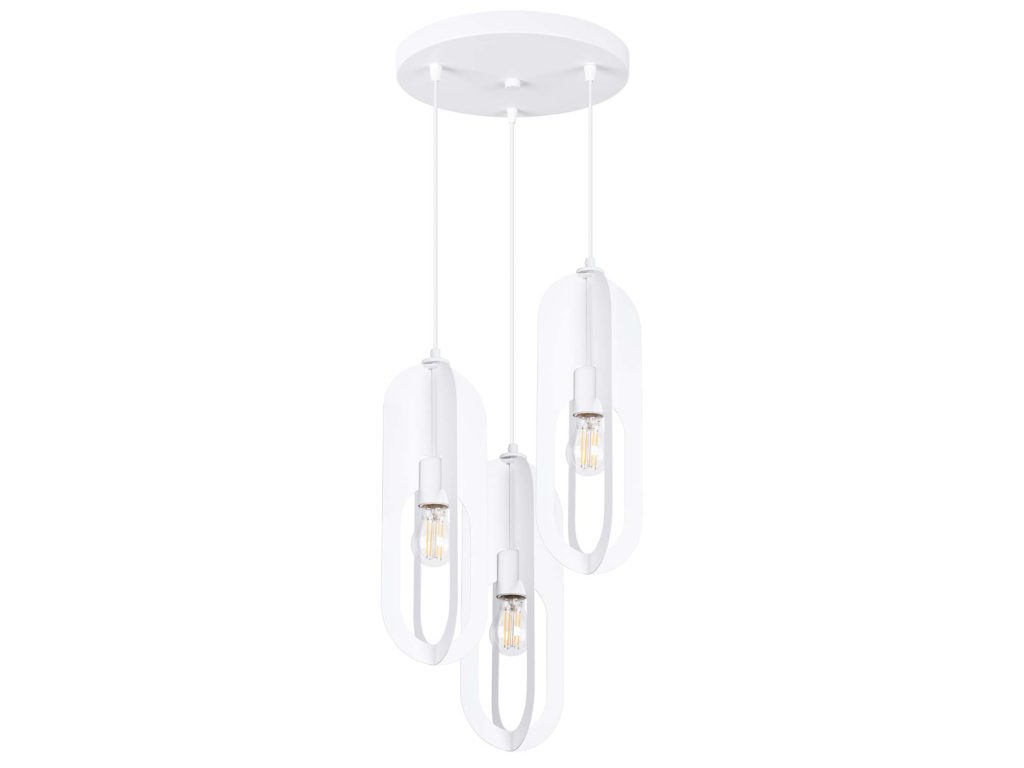 Lampa wisząca NICORA 3P biała