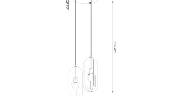 Miniaturka 14 - Lampa wisząca NICORA 3P biała