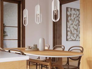 Miniaturka 17 - Lampa wisząca NICORA 3P biała