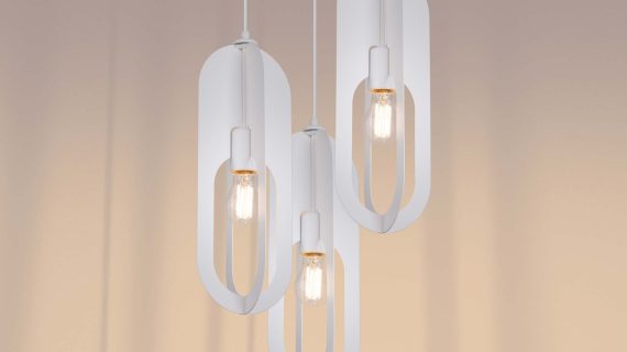 Miniaturka 6 - Lampa wisząca NICORA 3P biała