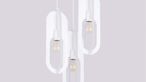 Miniaturka 4 - Lampa wisząca NICORA 3P biała