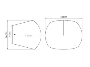 Miniaturka 9 - Kinkiet ORBITA beton