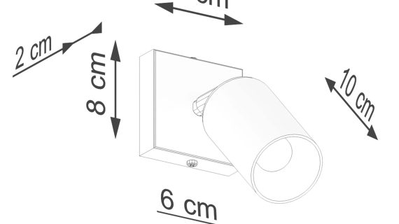 Miniaturka 8 - Kinkiet WIMEX czarny/chrom