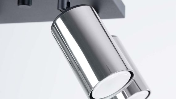 Miniaturka 2 - Plafon WIMEX 4 czarny/chrom