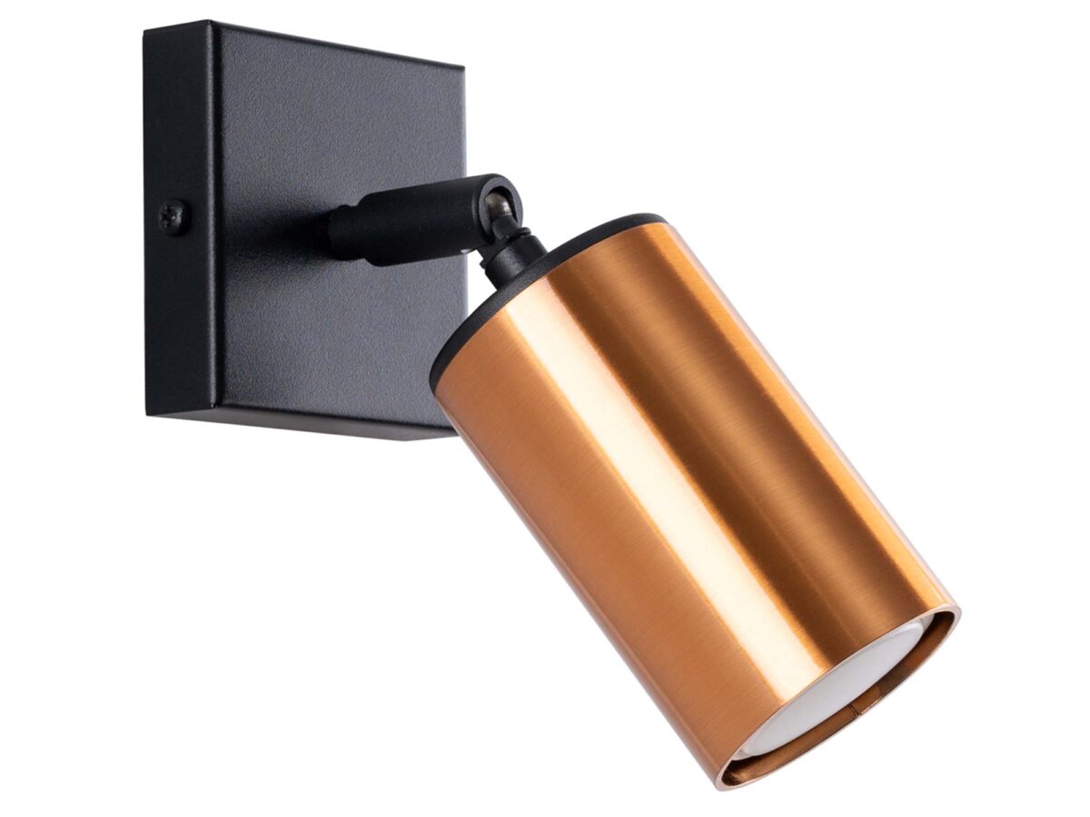 Kinkiet WIMEX czarny/miedź