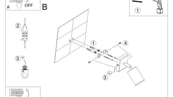 Miniaturka 9 - Kinkiet WIMEX czarny/miedź