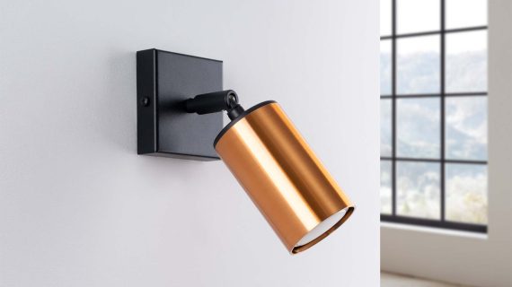 Miniaturka 1 - Kinkiet WIMEX czarny/miedź