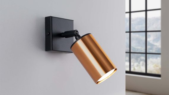 Miniaturka 2 - Kinkiet WIMEX czarny/miedź