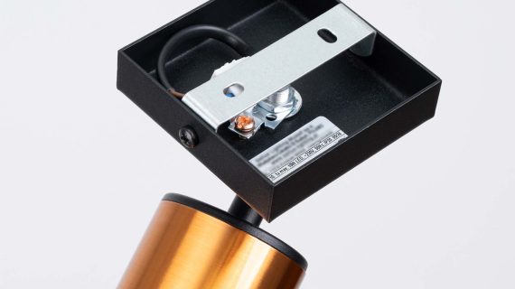 Miniaturka 6 - Kinkiet WIMEX czarny/miedź